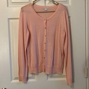 🛍️NYCO XL pink sweater with pink sparkly buttons